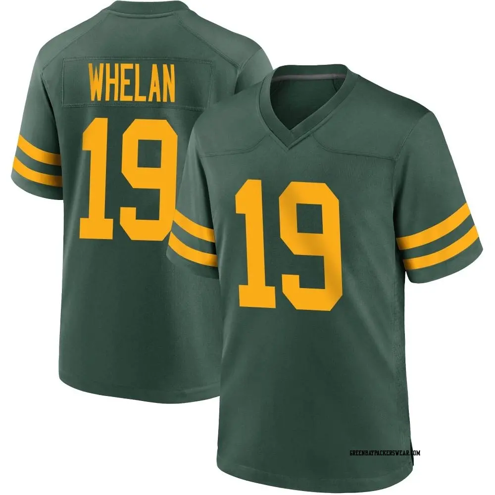 Game Green Men's Daniel Whelan Green Bay Packers Alternate Jersey