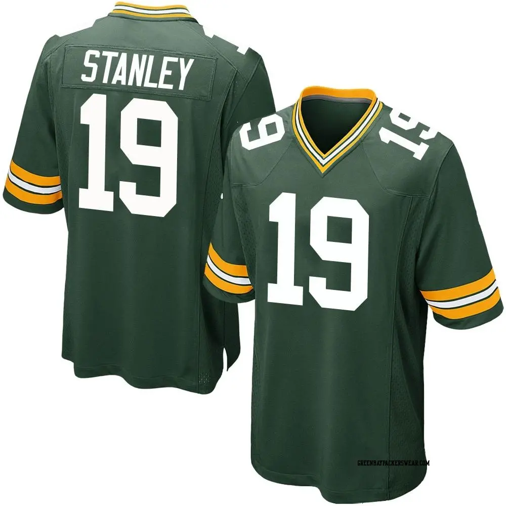 Game Green Men's Dimitri Stanley Green Bay Packers Team Color Jersey