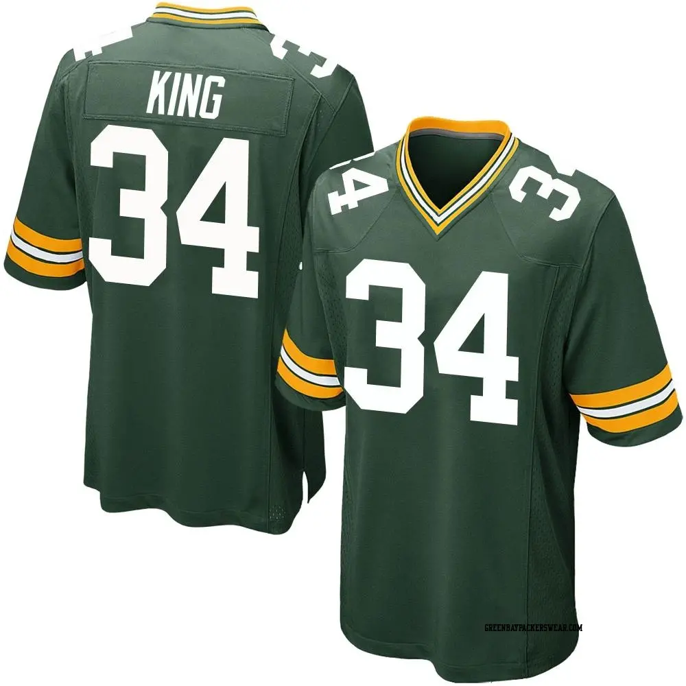 Game Green Men's Kalen King Green Bay Packers Team Color Jersey