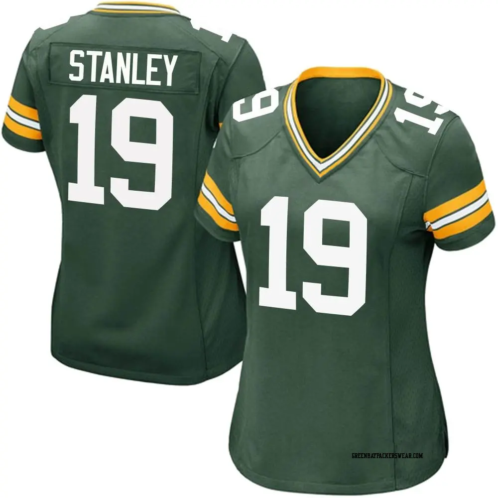 Game Green Women's Dimitri Stanley Green Bay Packers Team Color Jersey