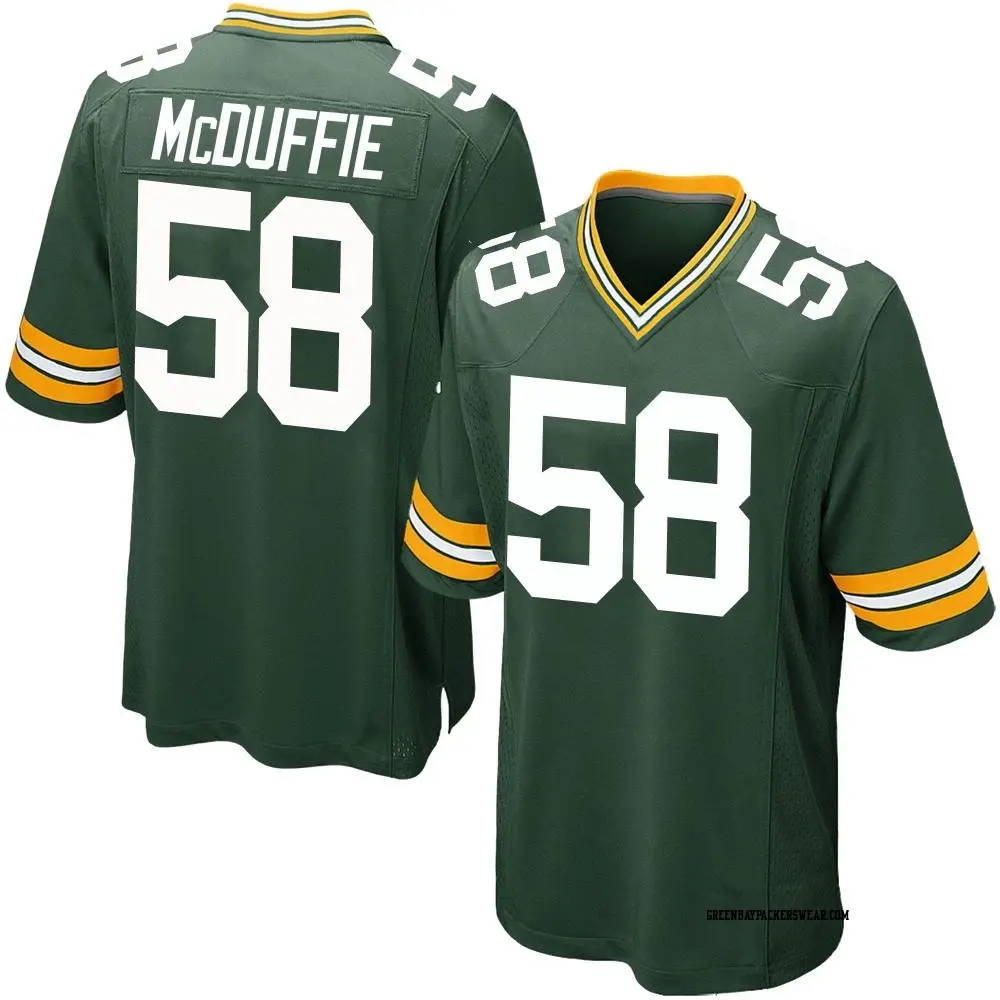 Game Green Youth Isaiah McDuffie Green Bay Packers Team Color Jersey