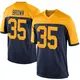 Game Navy Men's Kahzir Brown Green Bay Packers Alternate Jersey