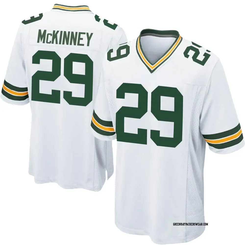 Game White Men's Xavier McKinney Green Bay Packers Jersey