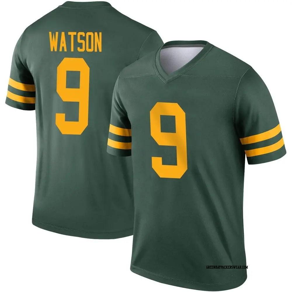 Legend Green Men's Christian Watson Green Bay Packers Alternate Jersey