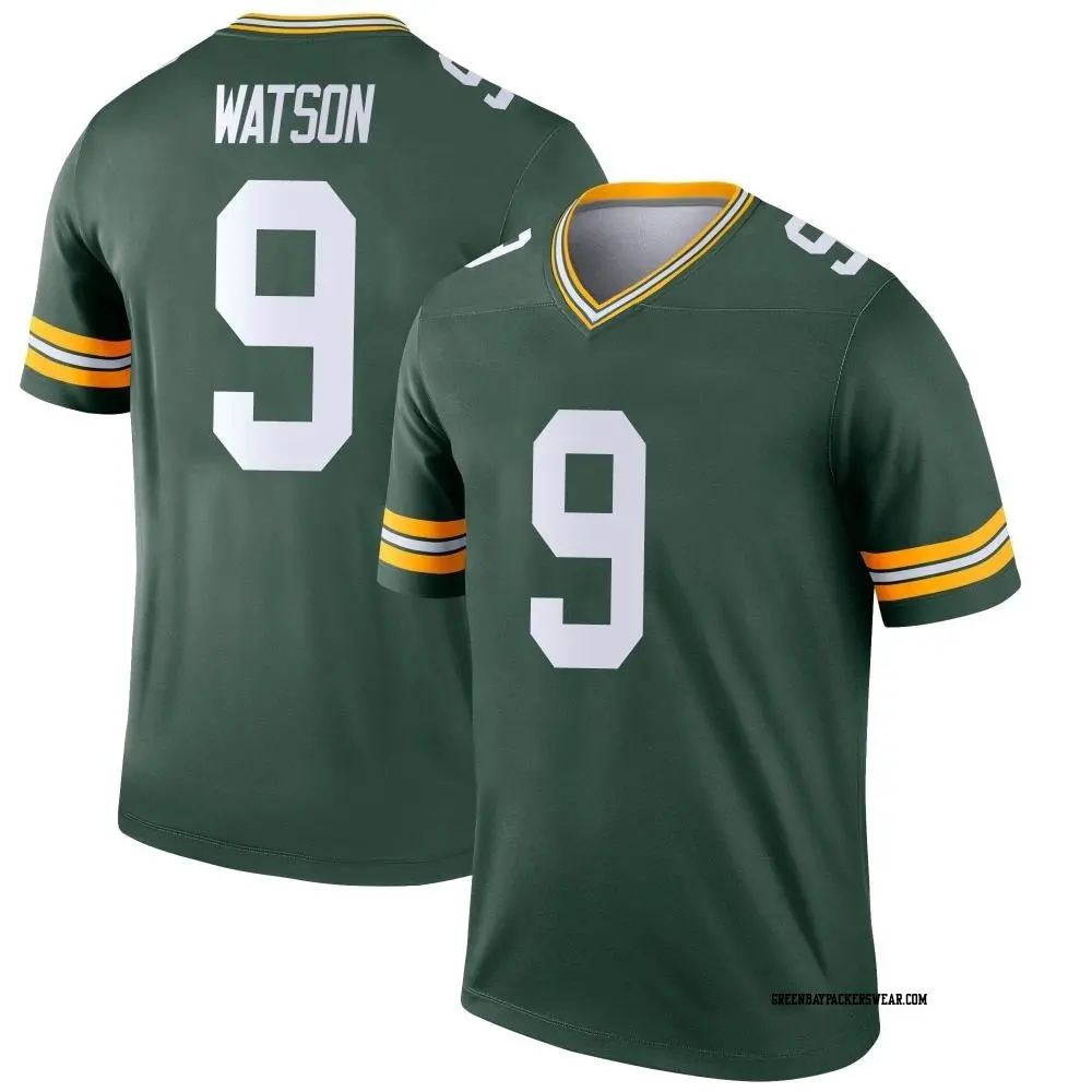 Legend Green Youth Christian Watson Green Bay Packers Jersey