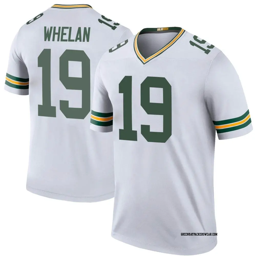 Legend White Men's Daniel Whelan Green Bay Packers Color Rush Jersey
