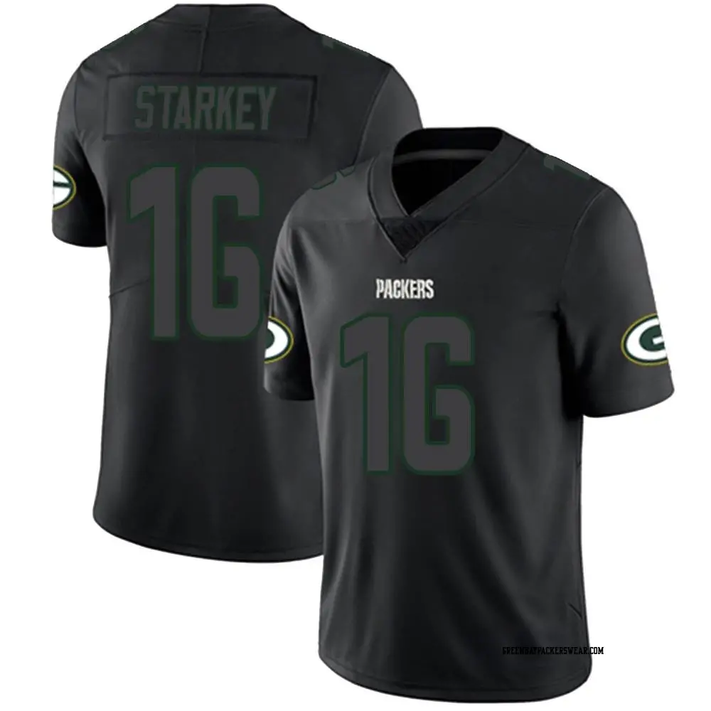 Limited Black Impact Men's Rory Starkey Green Bay Packers Jersey