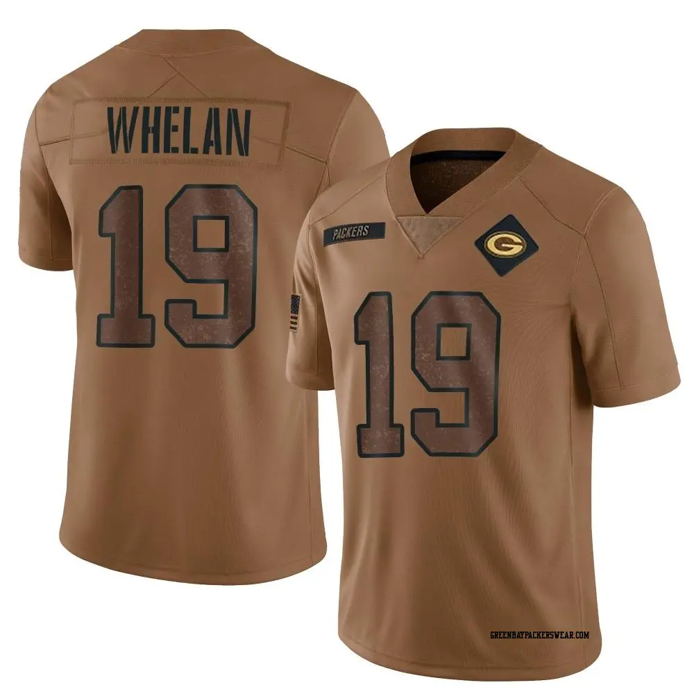 Limited Brown Men's Daniel Whelan Green Bay Packers 2023 Salute To Service Jersey