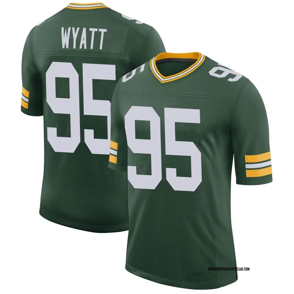 Limited Green Youth Devonte Wyatt Green Bay Packers Classic Jersey