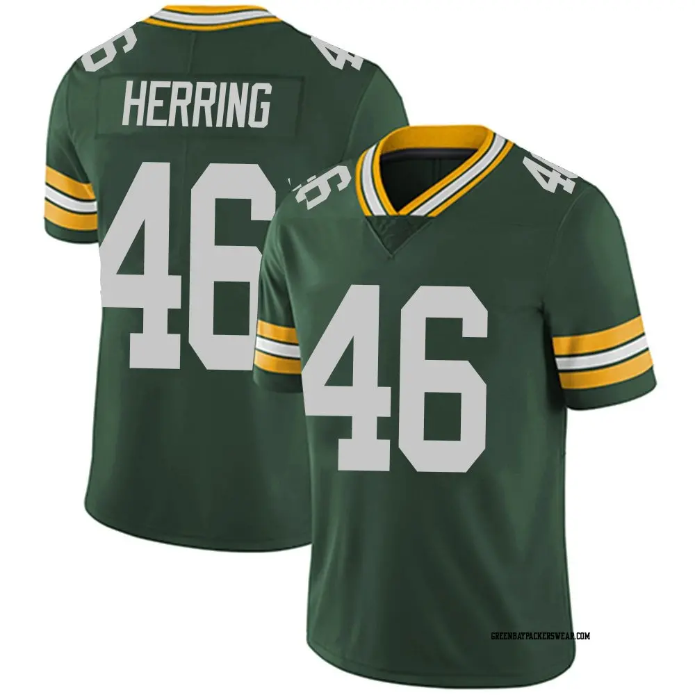 Limited Green Youth Tyron Herring Green Bay Packers Team Color Vapor Untouchable Jersey