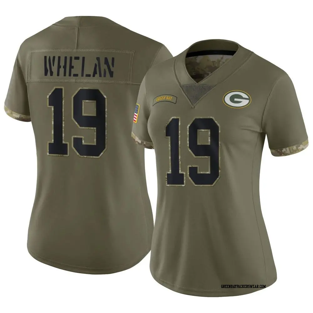Limited Olive Women's Daniel Whelan Green Bay Packers 2022 Salute To Service Jersey
